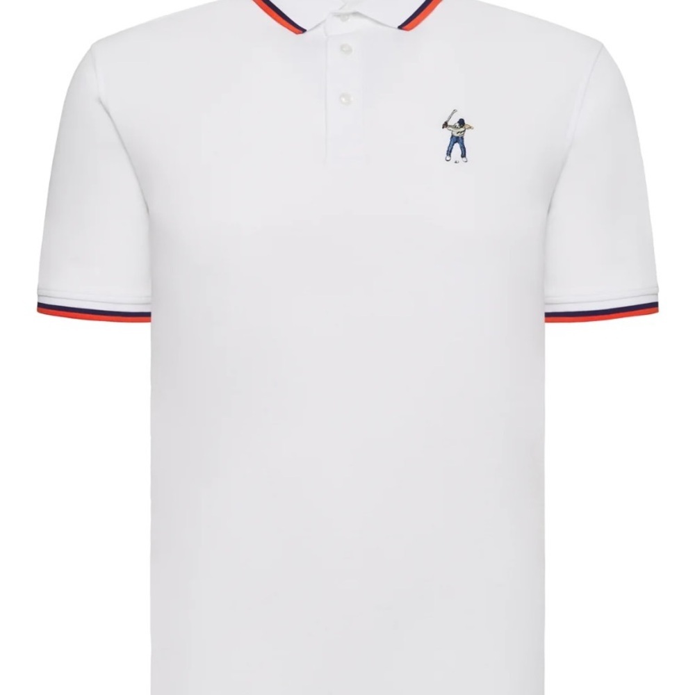 Men’s Eastside Golf Bright White Tip Pique Versa Polo Shirt Medium MSRP $95 - Picture 4 of 6